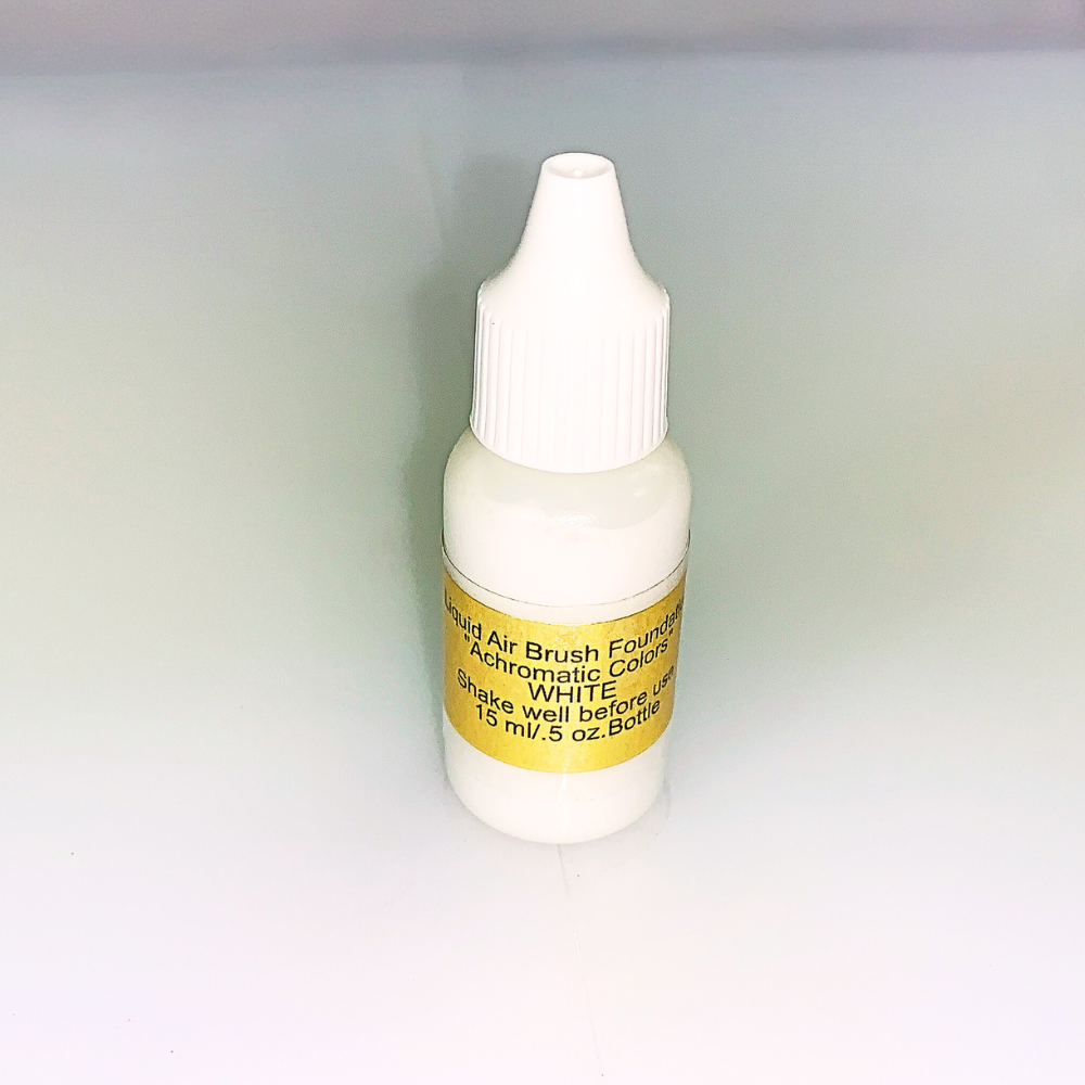 DrakeAir - Achromatic Colors - White Air Brush Makeup - 1/2 oz.