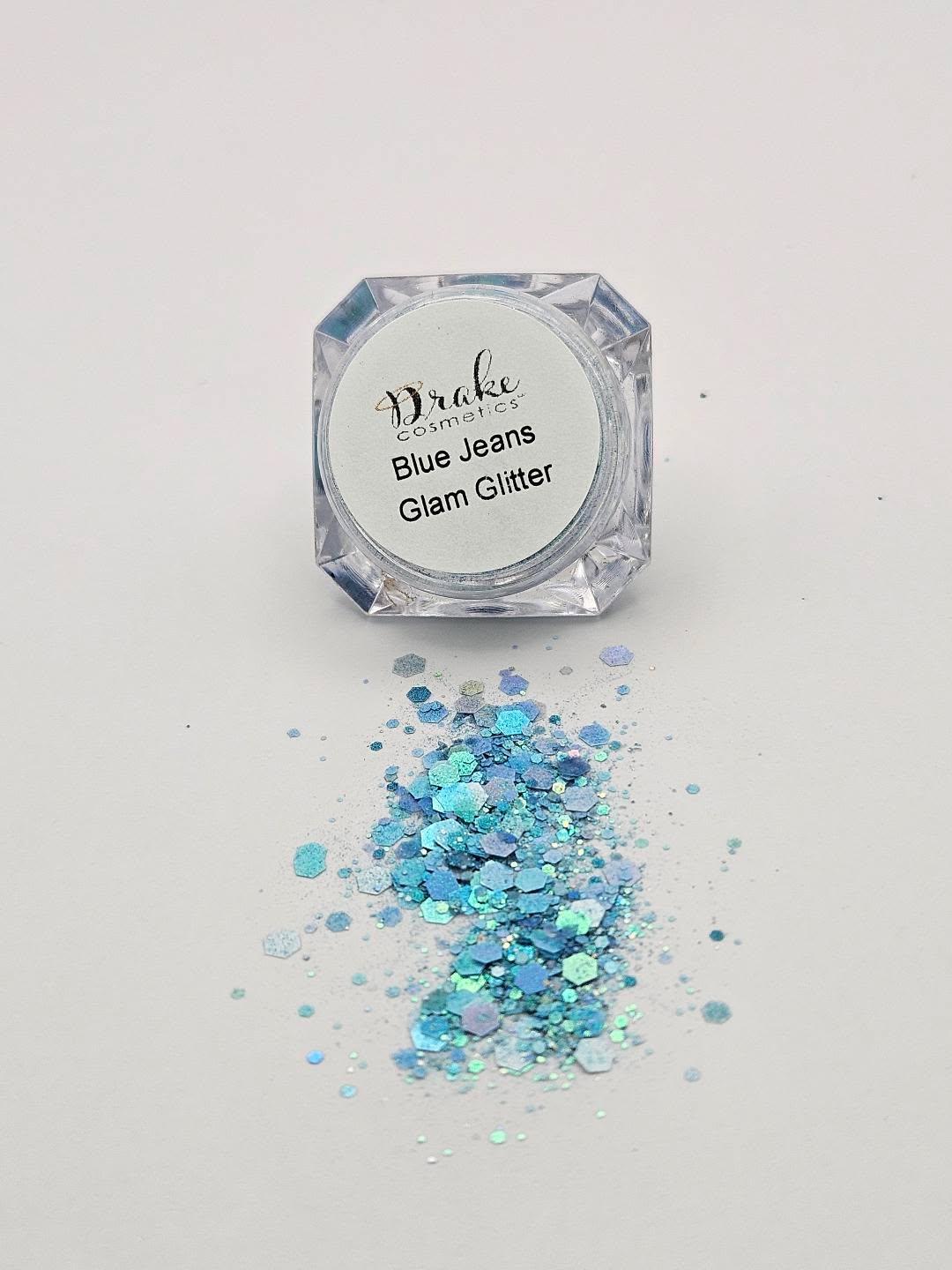 Blue Jeans Glam Glitter