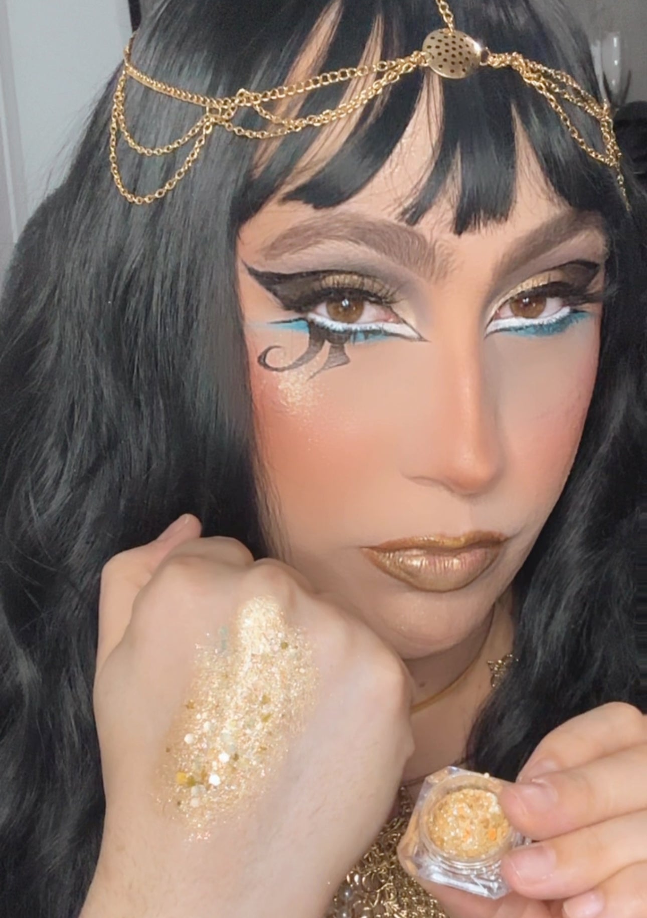 Egyptian Goddess Gold Glitter