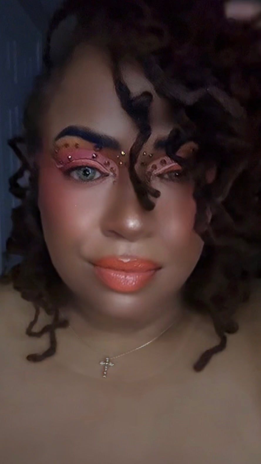 Coral lip/cheek/eye pencil