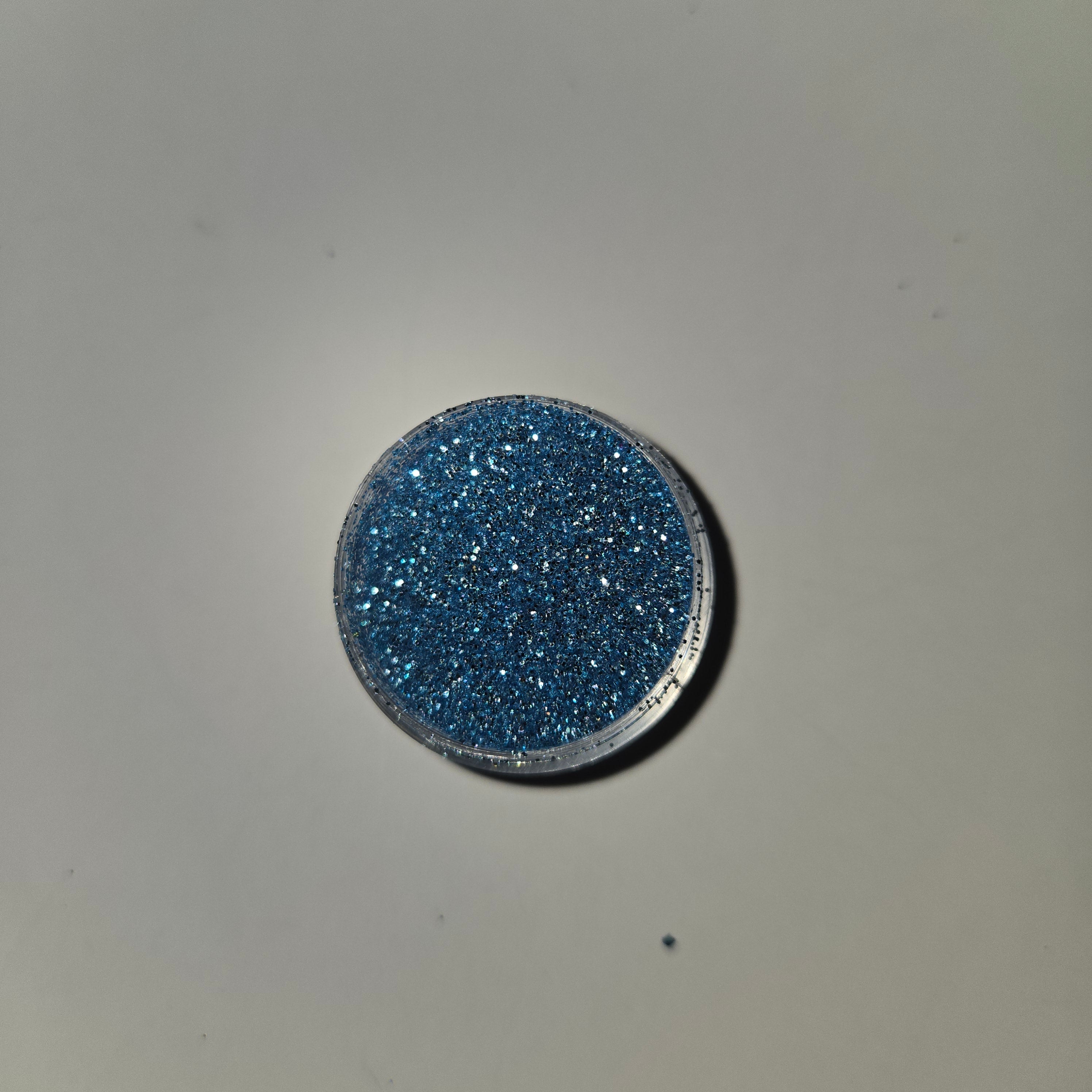 Blue gray fine glitter