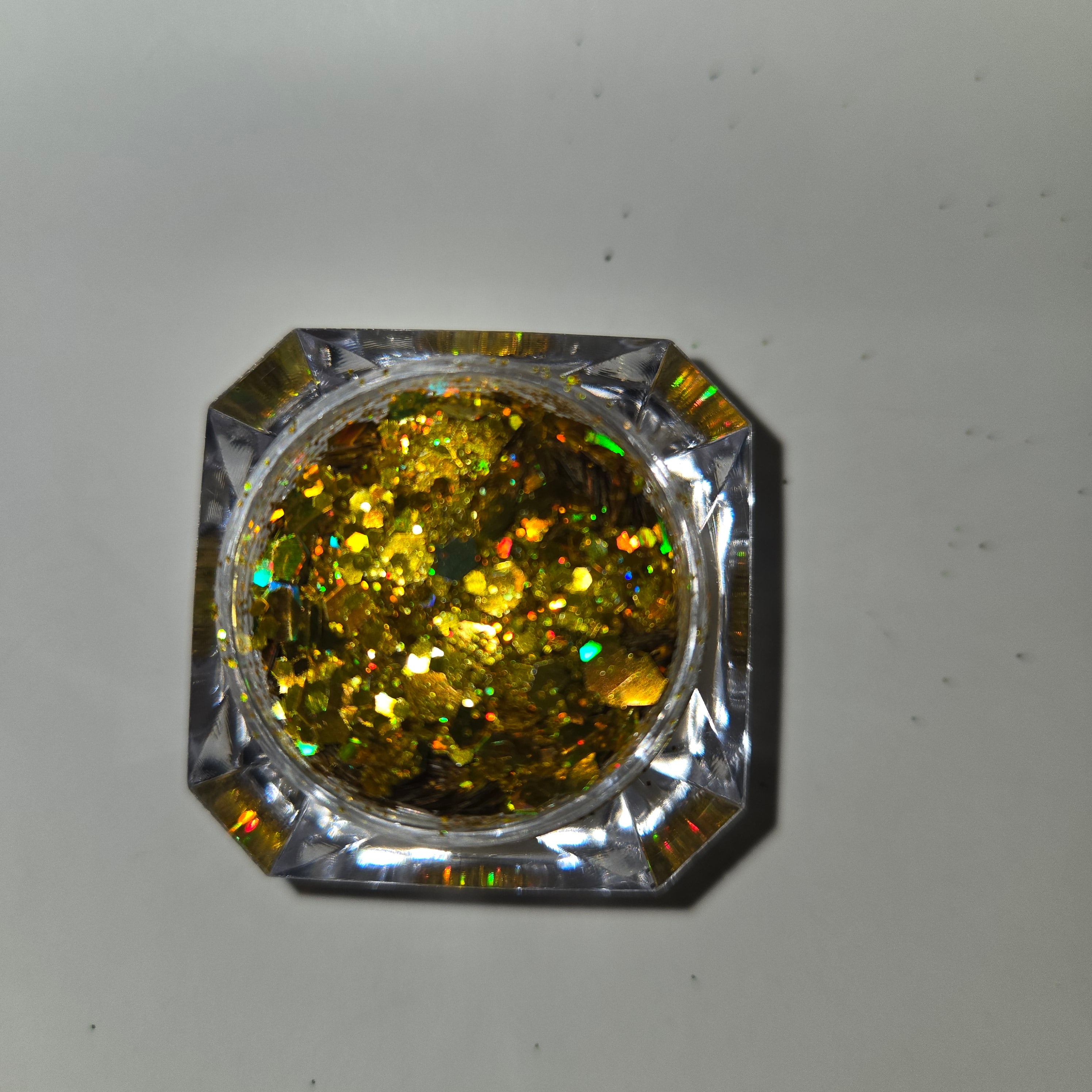 Cosmic gold chunky glitter