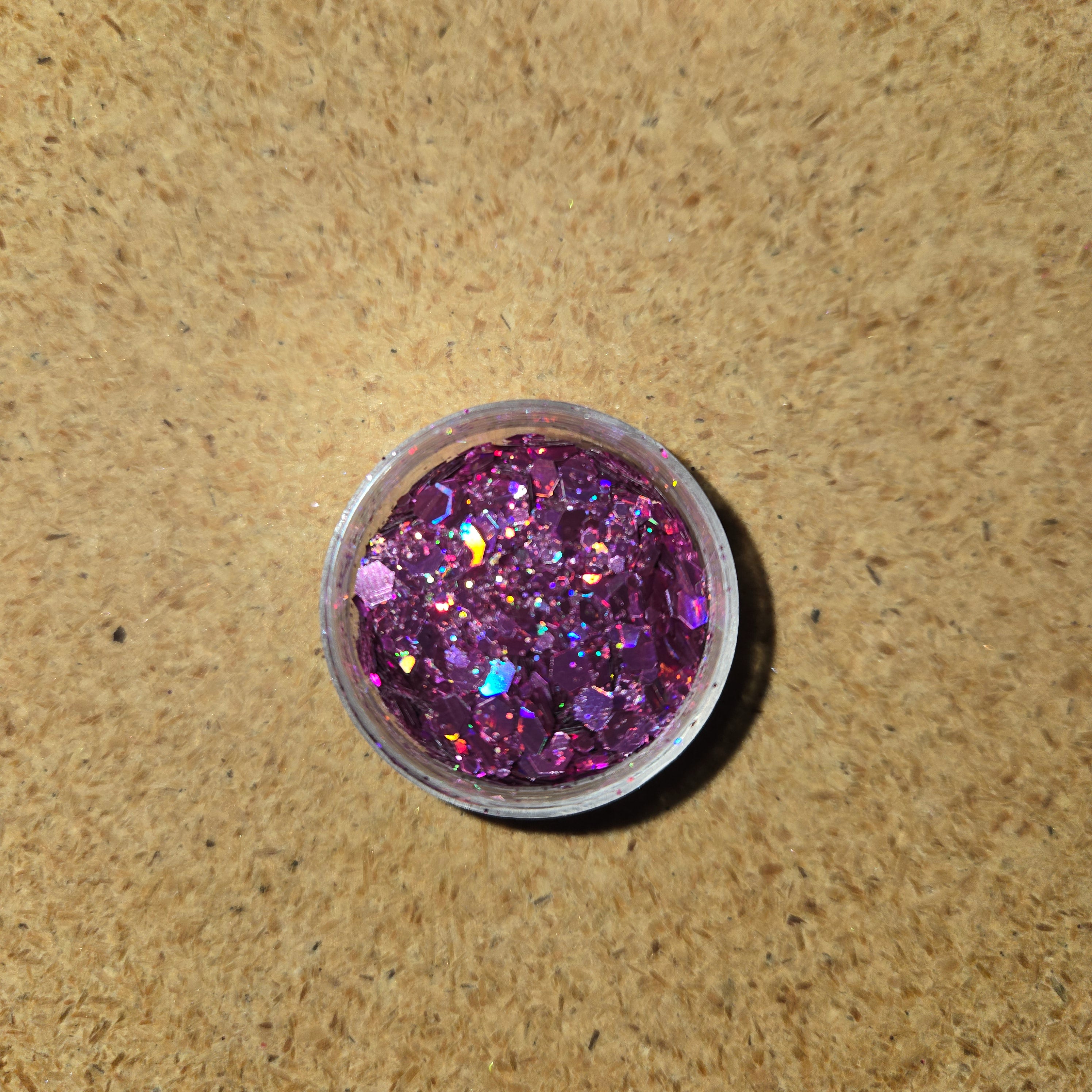 Cosmic purple chunky glitter