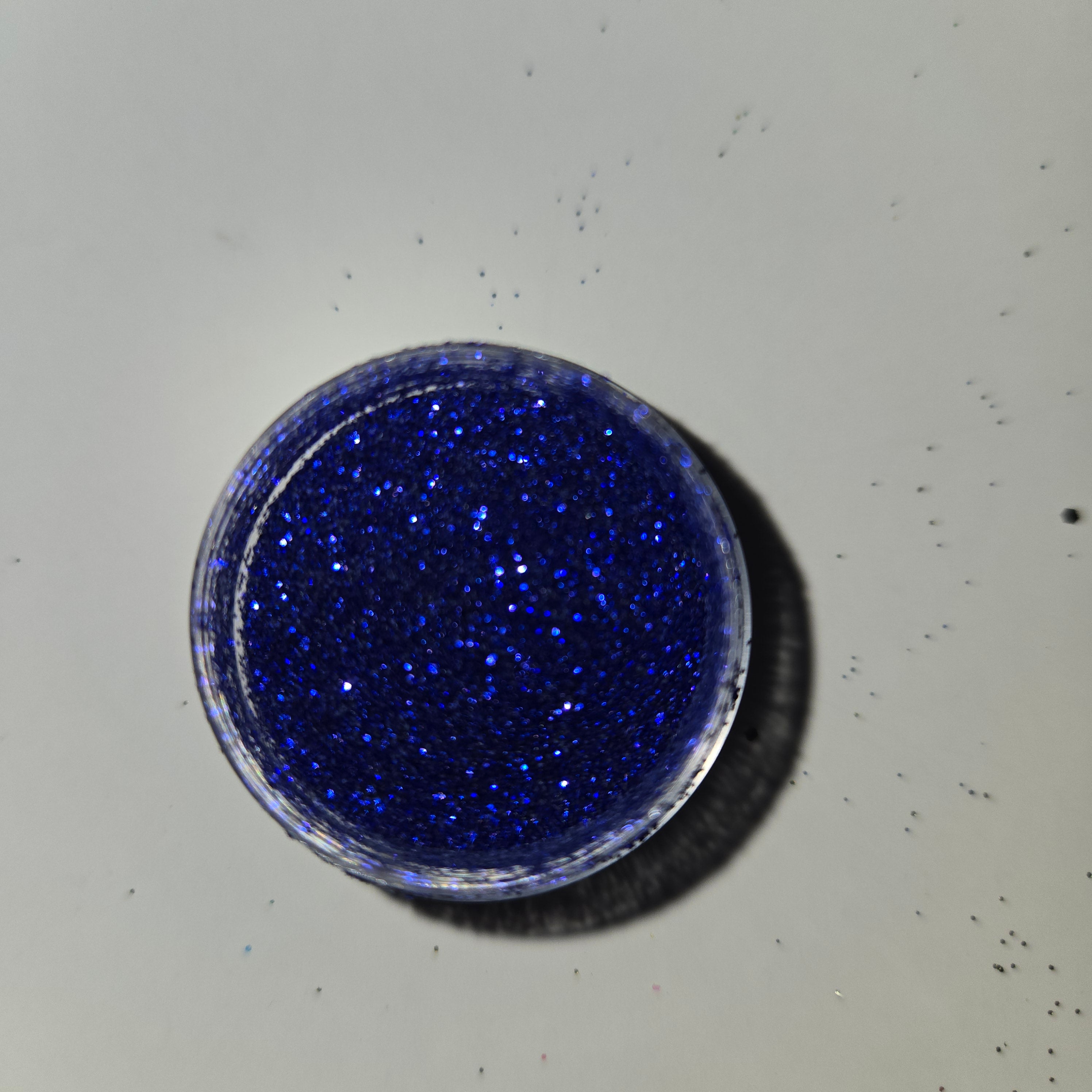 Dark blue fine glitter