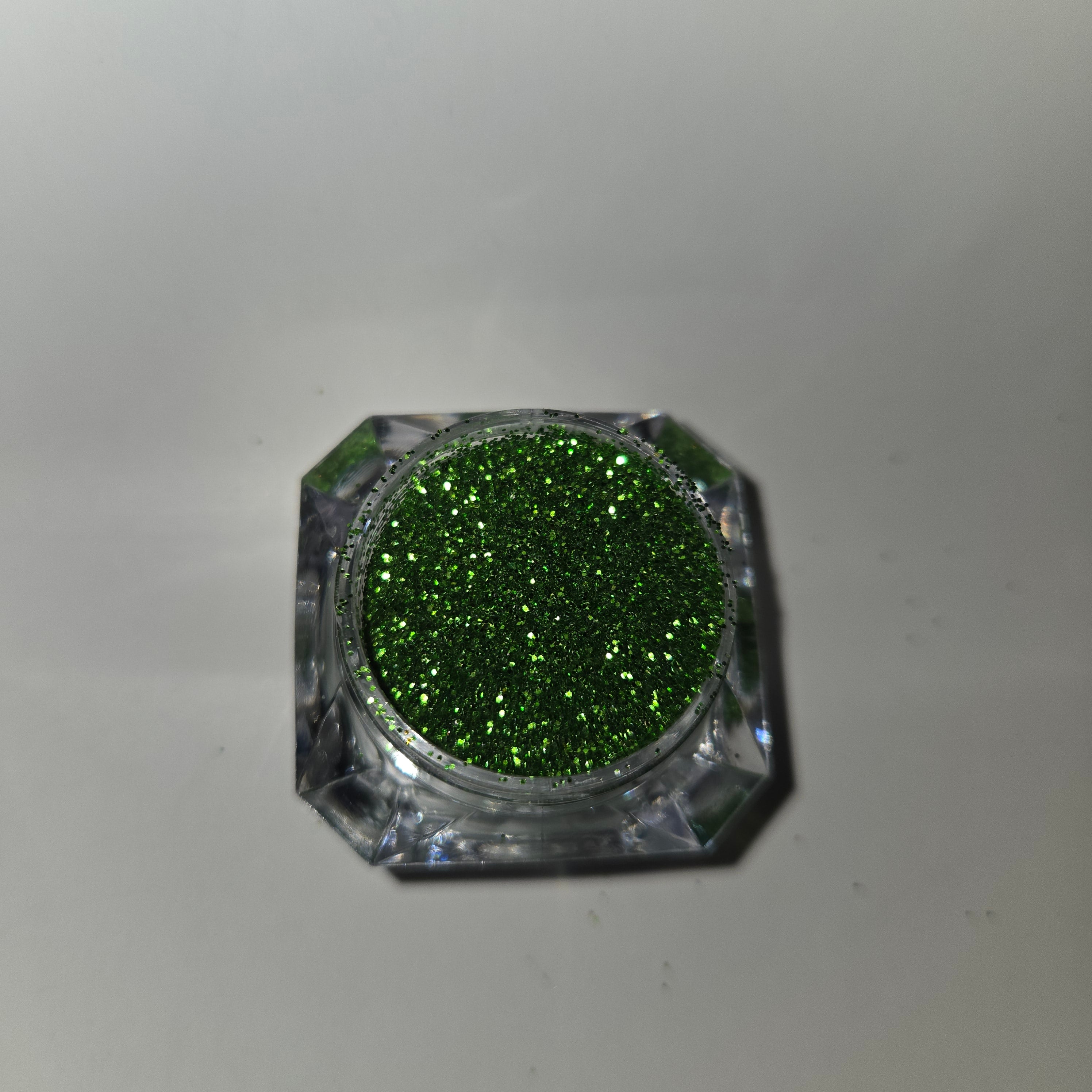 Dark green fine glitter