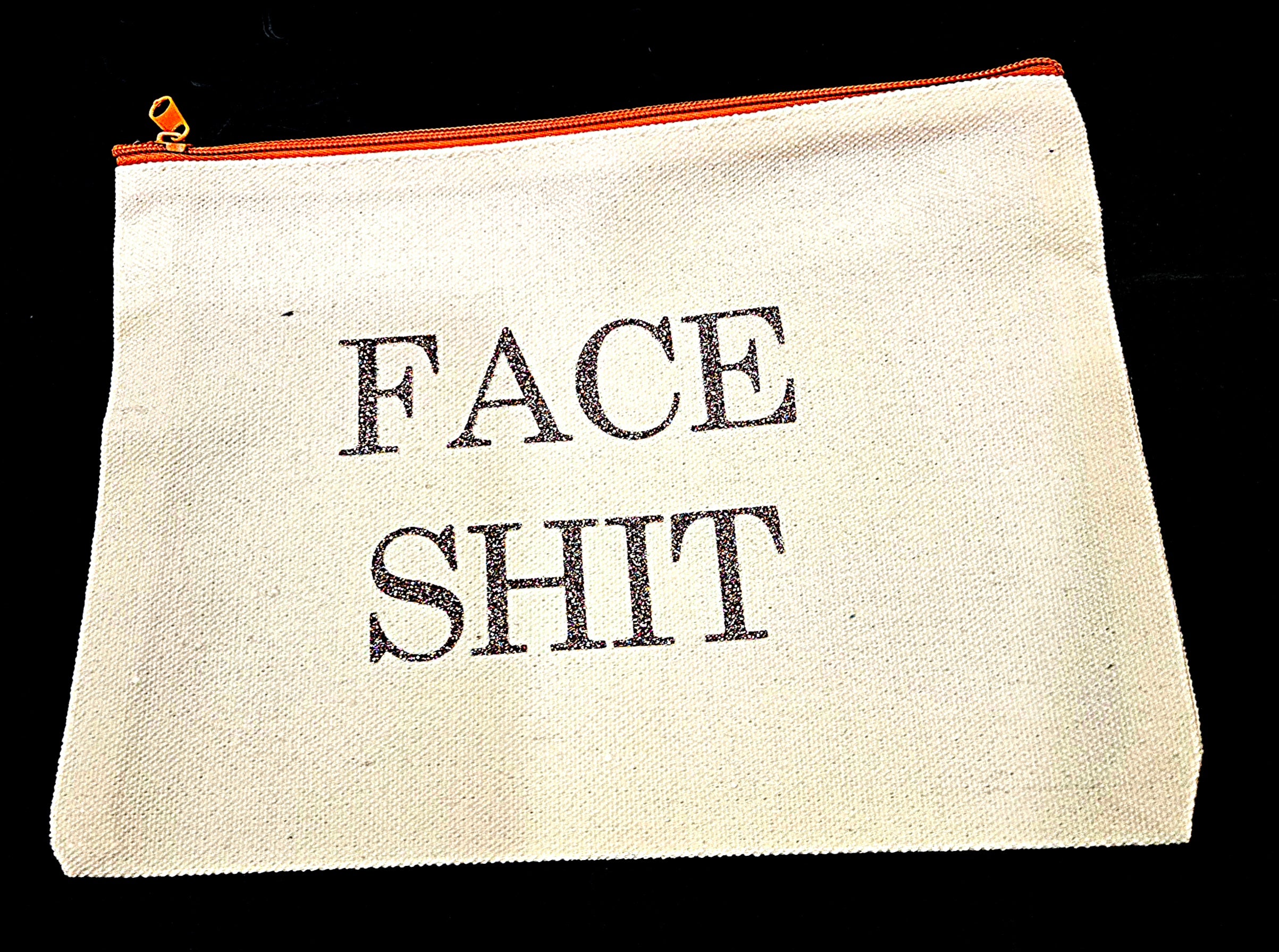 Face Shit makeup bag