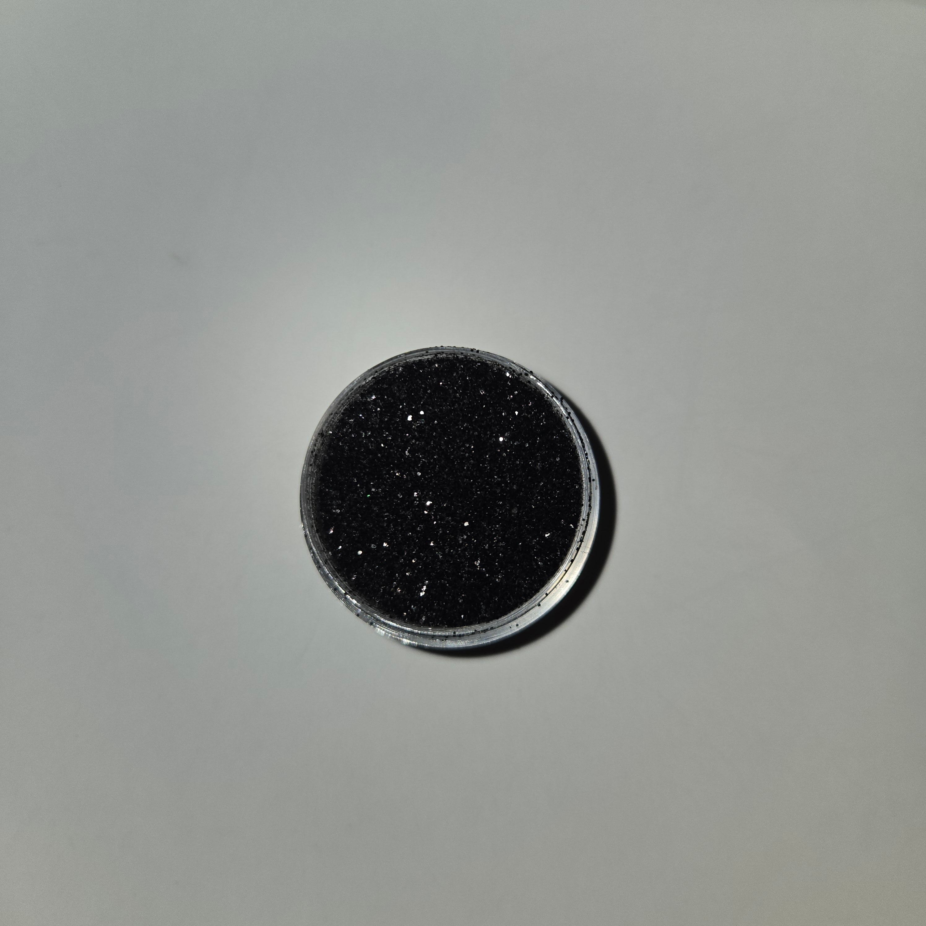 Black fine glitter