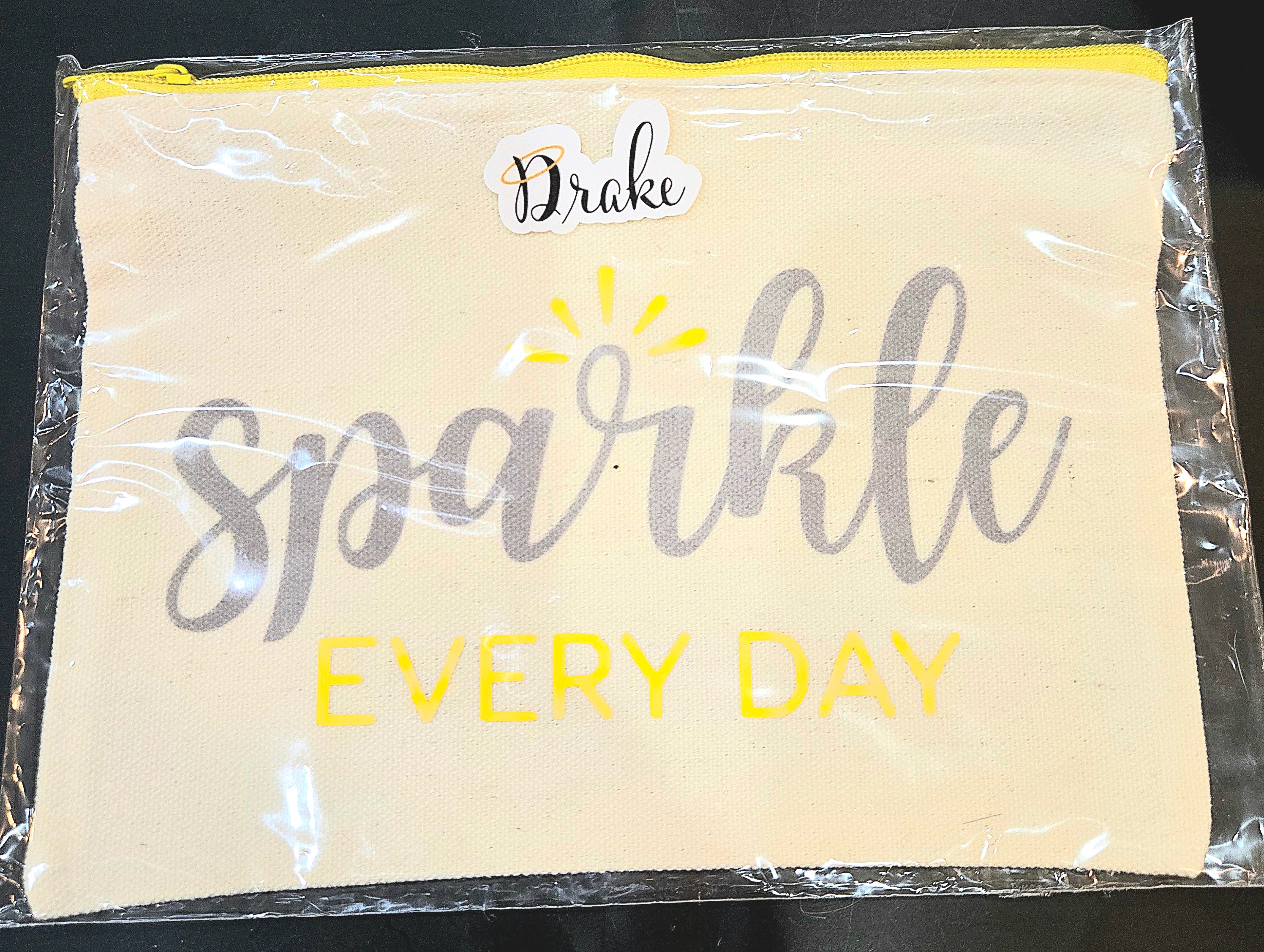 Sparkle Every Day makeup bag
