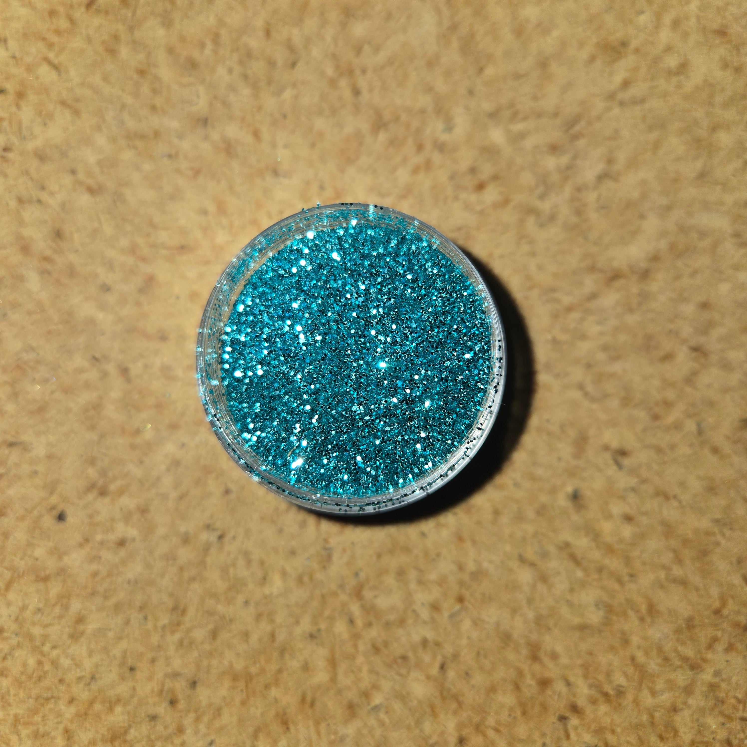 Teal fine glitter
