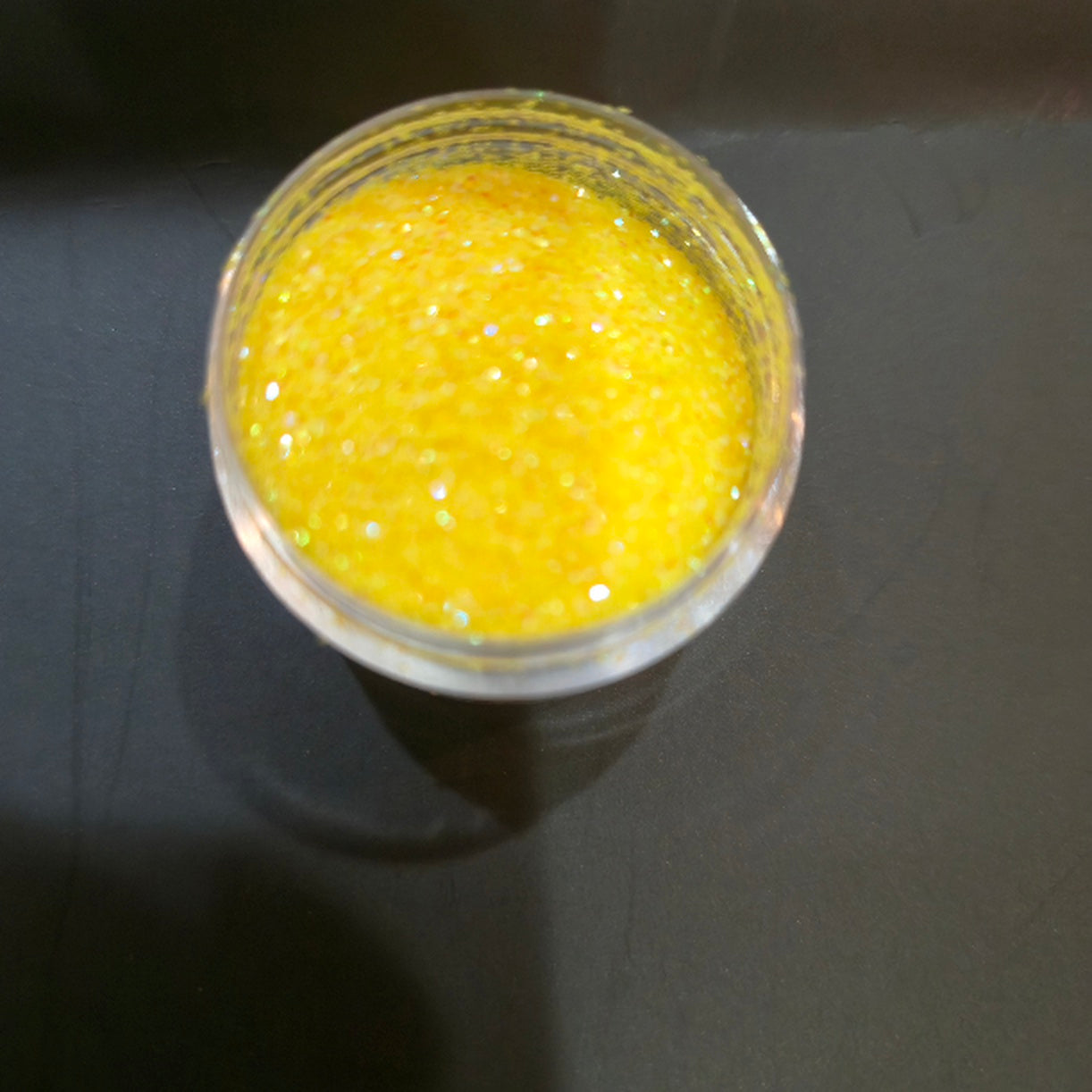 Yellow fine glitter